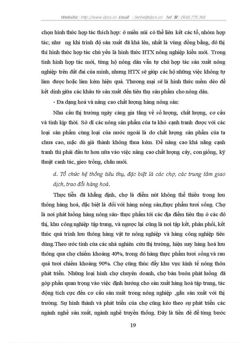 image for page Thực trạng và giải pháp cho vấn đề tiêu thụ nông sản ở Việt nam