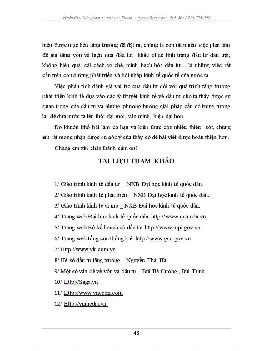 image for page Dựa vào các lý thuyết kinh tế và đầu tư giải thích vai trò của đầu tư đối với tăng trưởng và phát triển kinh tế