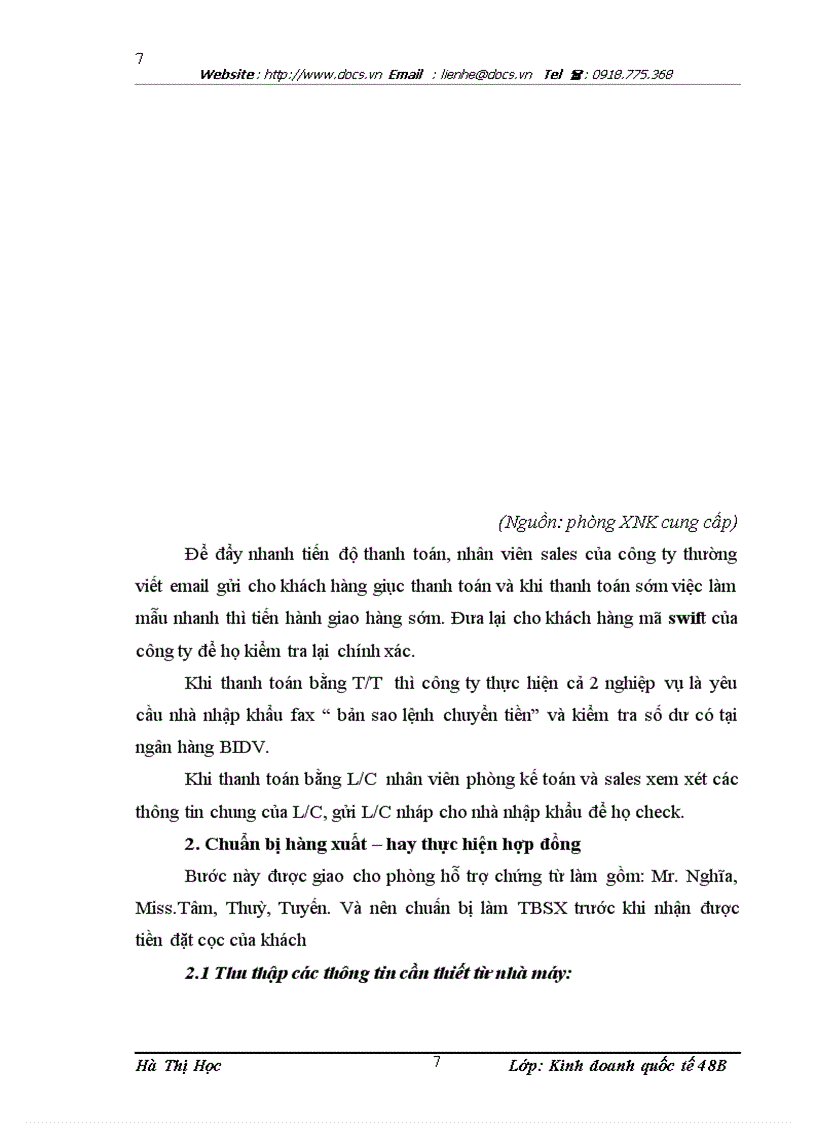 image for page Hoàn thiện quy trình tổ chức thực hiện hợp đồng xuất khẩu tại công ty cổ phần nhựa và môi trường xanh An Phát