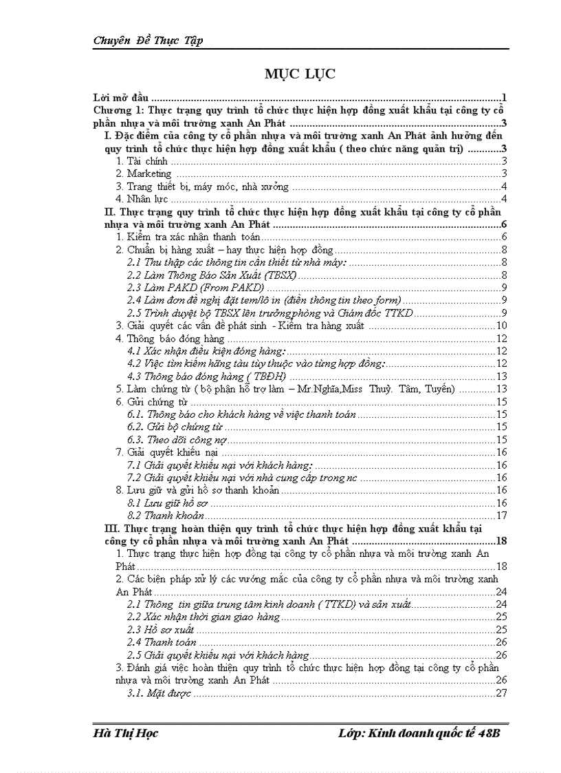 image for page Hoàn thiện quy trình tổ chức thực hiện hợp đồng xuất khẩu tại công ty cổ phần nhựa và môi trường xanh An Phát