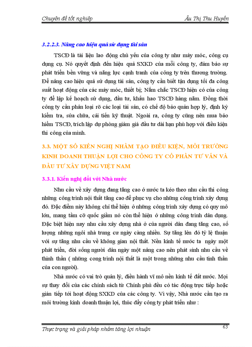 image for page Thực trạng và giải pháp nhằm làm tăng lợi nhuận của công ty Cổ phần tư vấn đầu tư Xây Dựng Việt Nam