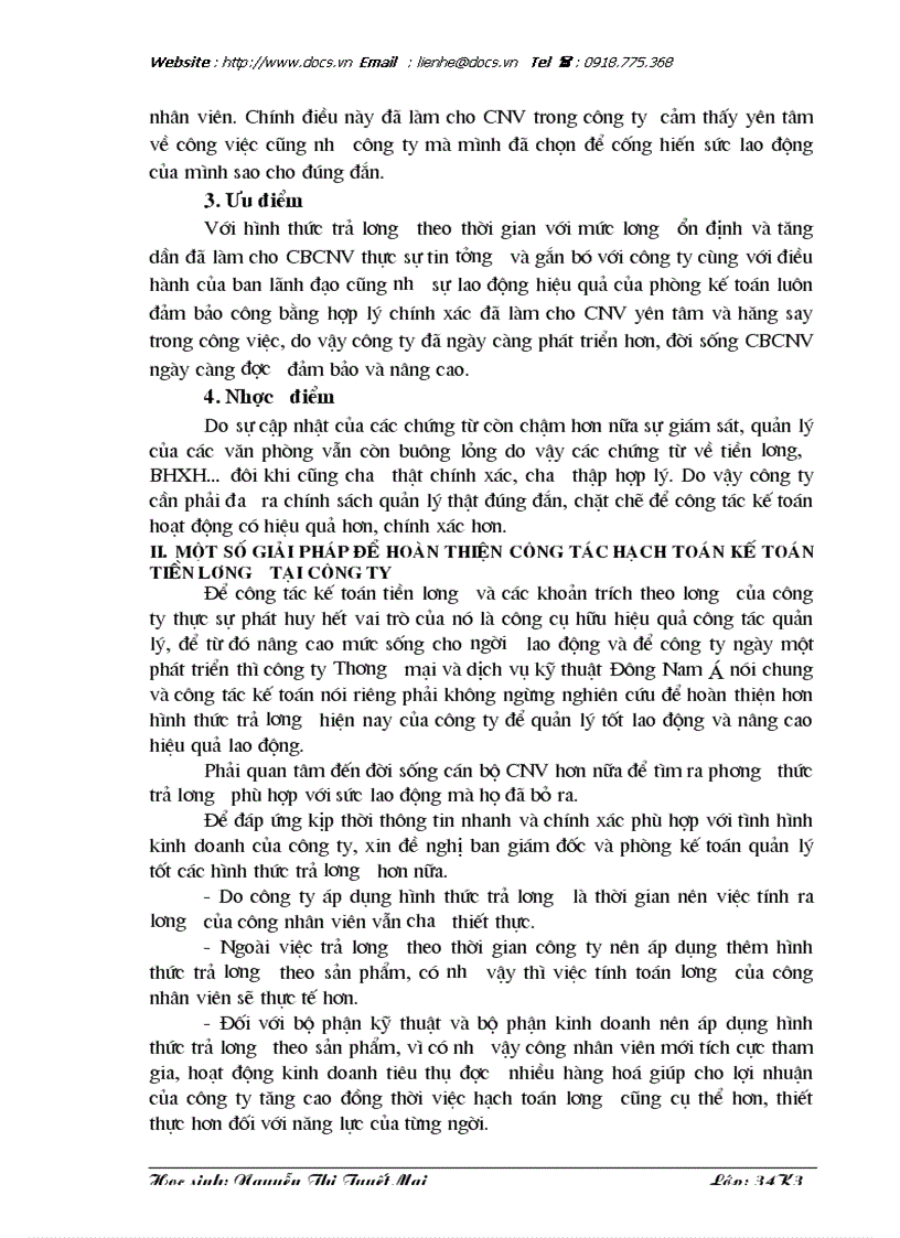 image for page Kế toán tiền lương và các khoản trích theo lương tại Công ty cổ phần Thương Mại và dịch vụ kỹ thuật Đông Nam á