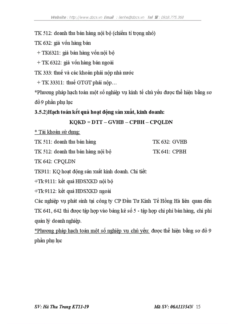 image for page Tình hình hoạt động kinh doanh của công ty cổ phần đầu tư kinh tế hồng hà