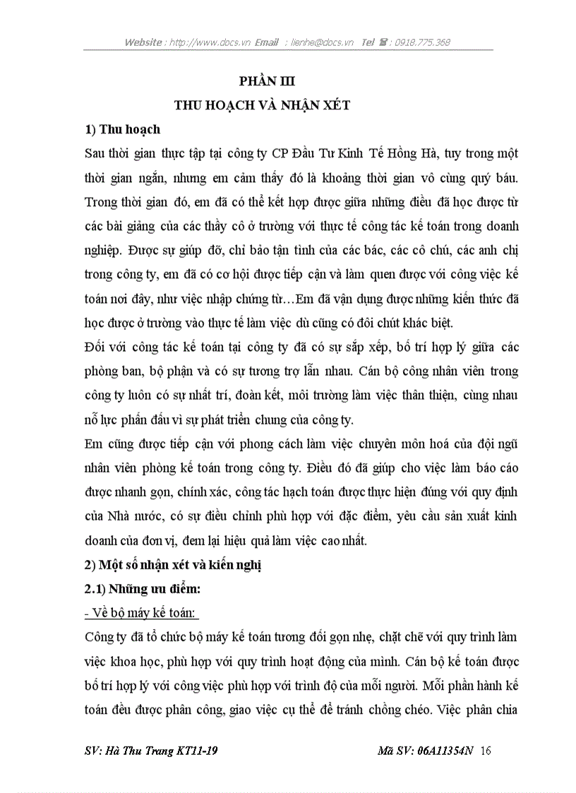 image for page Tình hình hoạt động kinh doanh của công ty cổ phần đầu tư kinh tế hồng hà