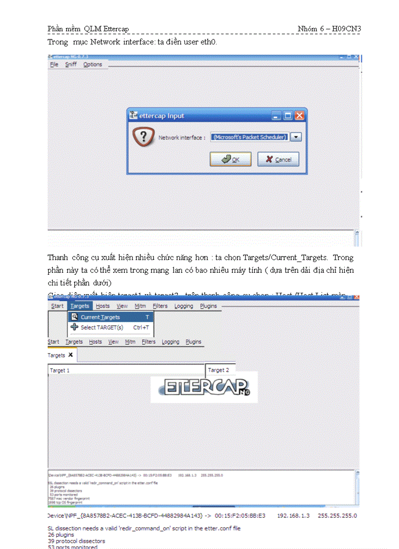 image for page Tìm hiểu phần mềm quản lý mạng ettercap