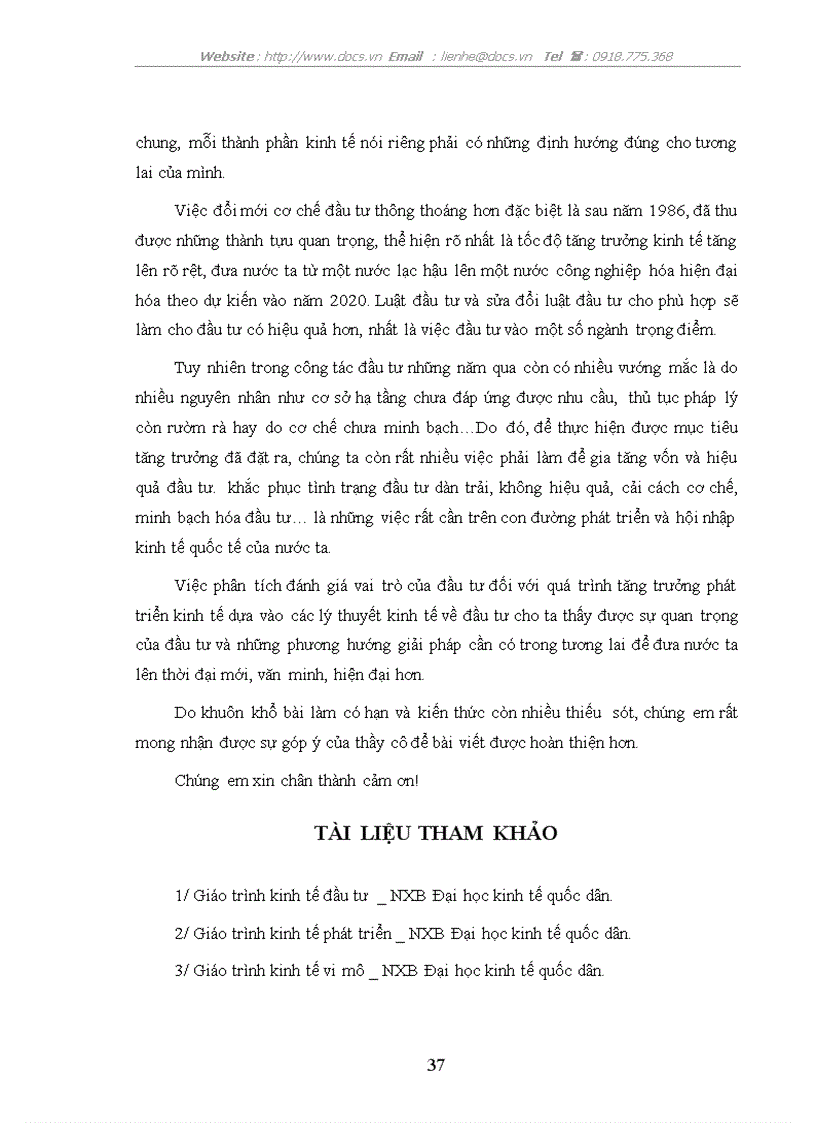 image for page Dựa vào các lý thuyết kinh tế về đầu tư giải thích vai trò của đầu tư đối với tăng trưởng và phát triển kinh tế