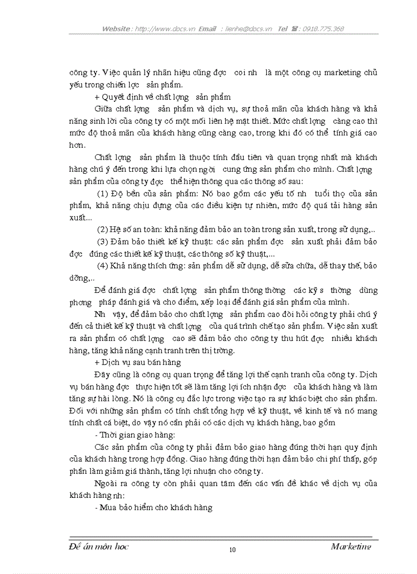 image for page Một số giải pháp Marketing mix đối với việc mở rộng và phái triển thị trường tại công ty kính Viglacera Đáp Cầu