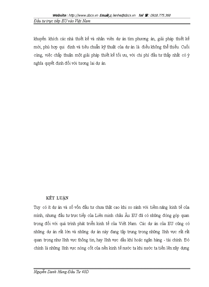 image for page Tình hình thu hút đầu tư trực tiếp của eu vào việt nam