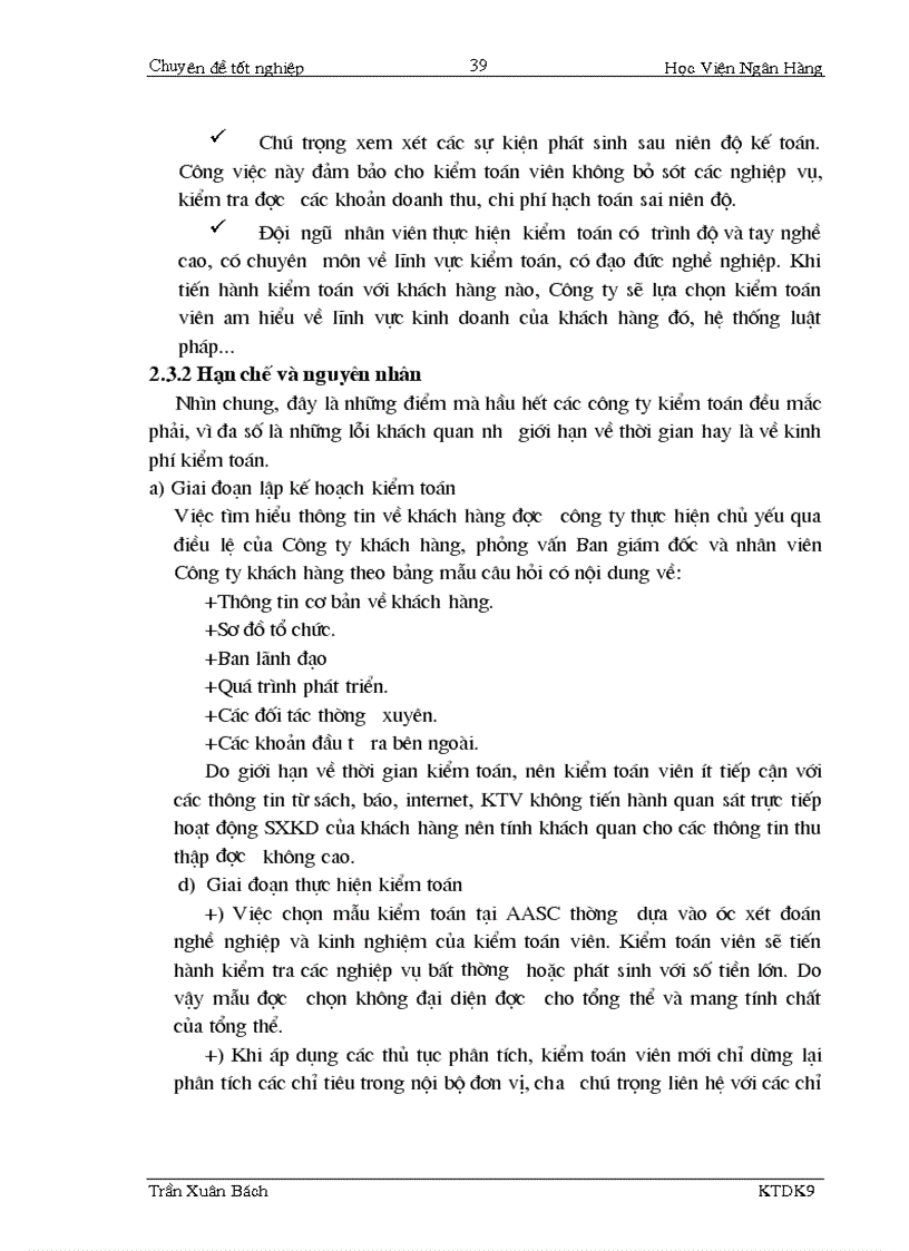 image for page Hoàn thiện quy trình kiểm toán khoản mục chính tại Công ty Dịch vụ Tư vấn Tài chính Kế toán và Kiểm toán AASC
