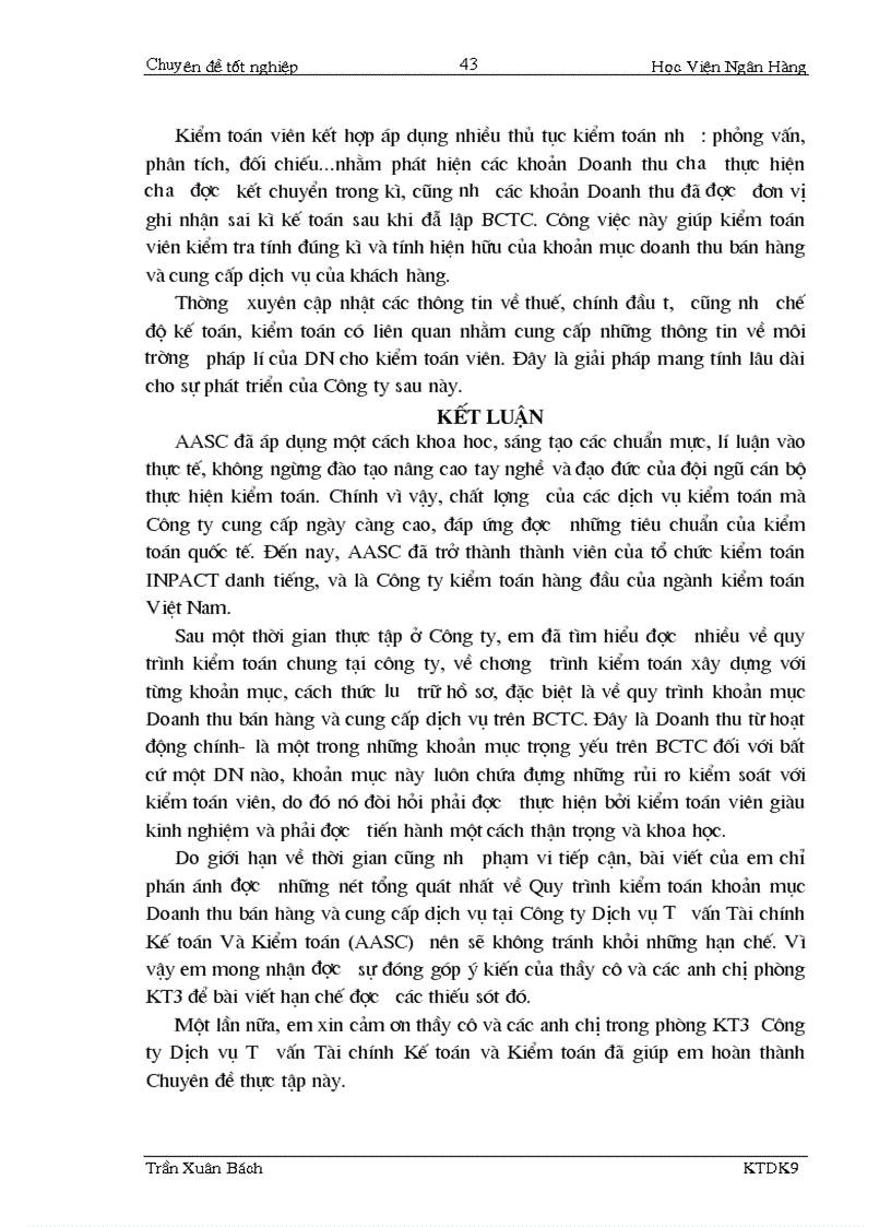 image for page Hoàn thiện quy trình kiểm toán khoản mục chính tại Công ty Dịch vụ Tư vấn Tài chính Kế toán và Kiểm toán AASC