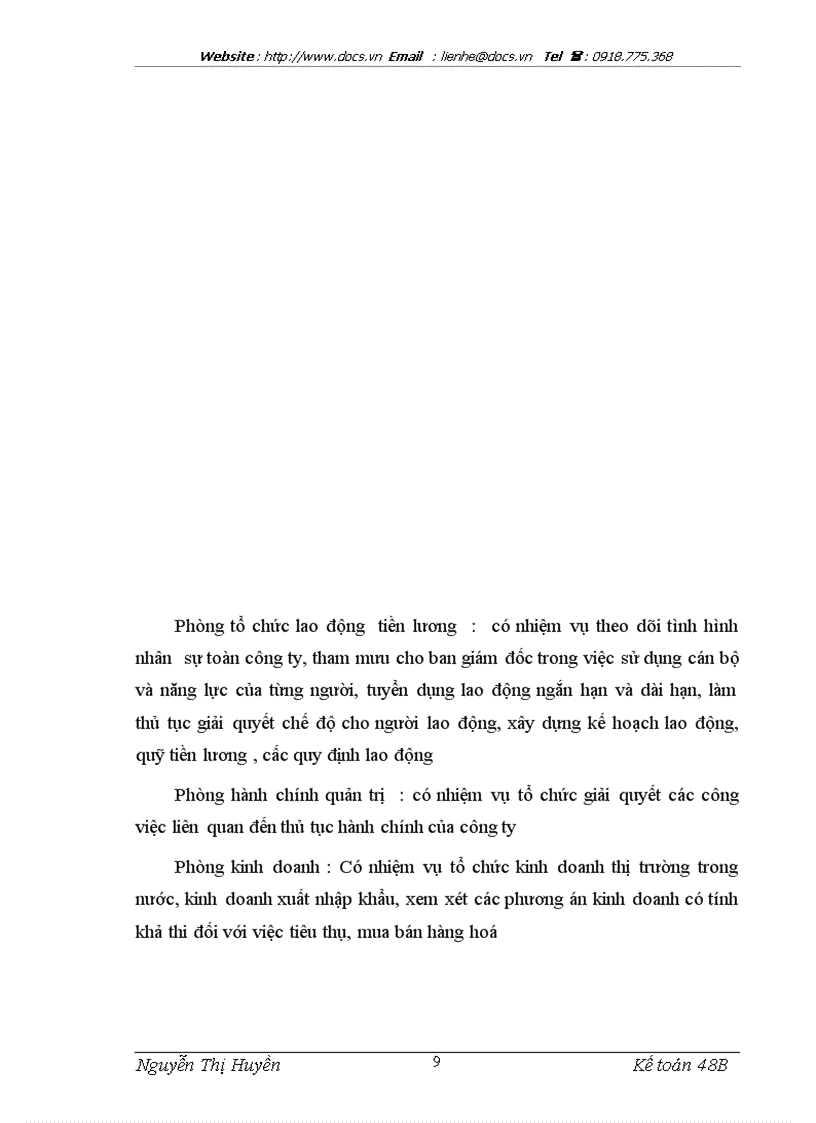 image for page Tổng quan về đặc điểm kinh tế kỹ thuật và tổ chức bộ máy quản lí hoạt động sản xuất kinh doanh của công ty thực phẩm miền bắc