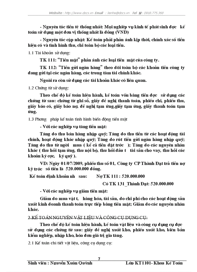 image for page Tình hình công tác kế toán tại công ty cổ phần xây dựng số 11 vinaconex