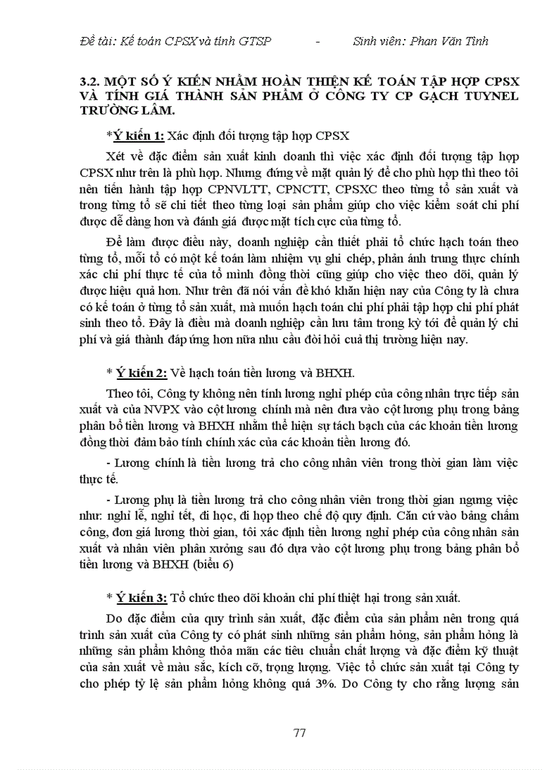 image for page Kế toán chi phí sản xuất và tính gia thành sản phẩm tại Công ty cổ phần Gạch Tuynel Trường Lâm Thanh Hoá