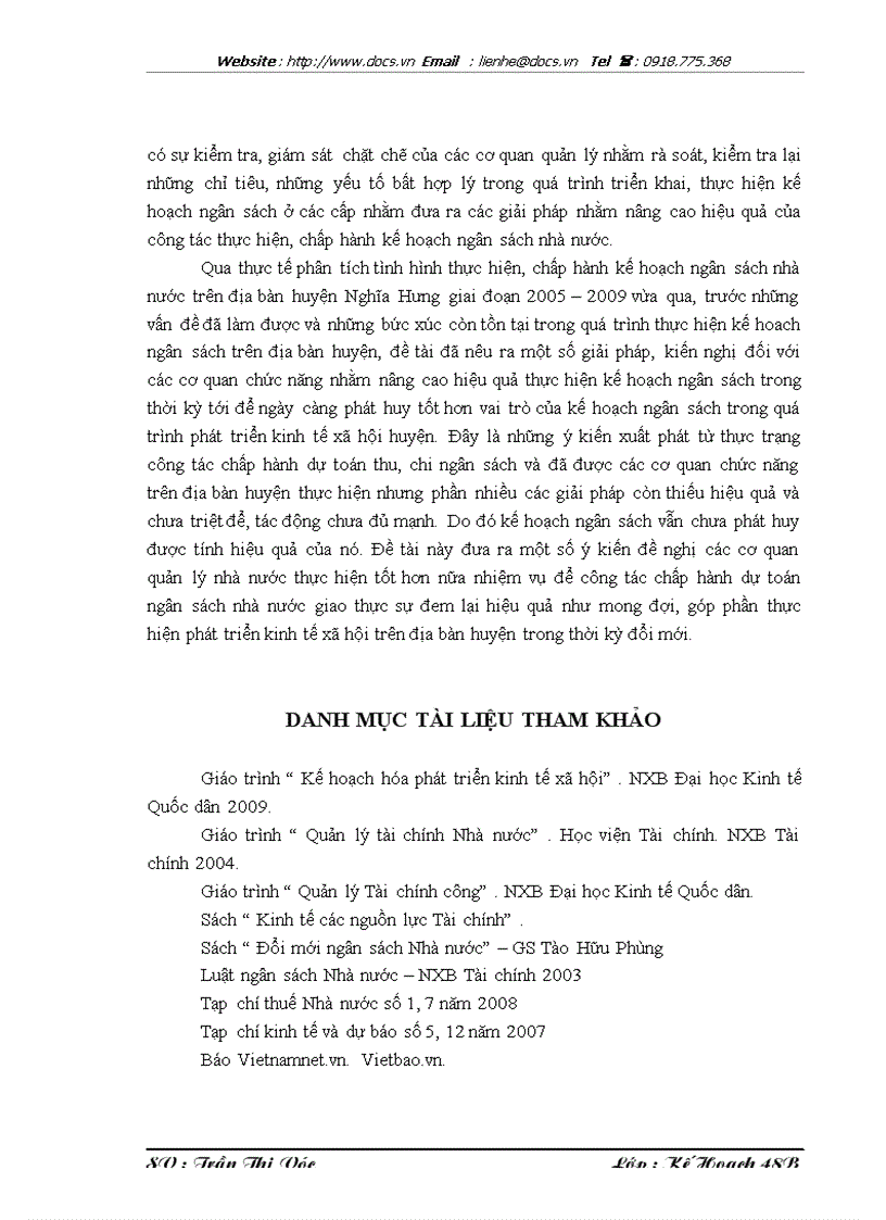 image for page Một số giải pháp nhằm thực hiện kế hoạch ngân sách trên địa bàn huyện Nghĩa Hưng tỉnh Nam Định giai đoạn 2011 2015