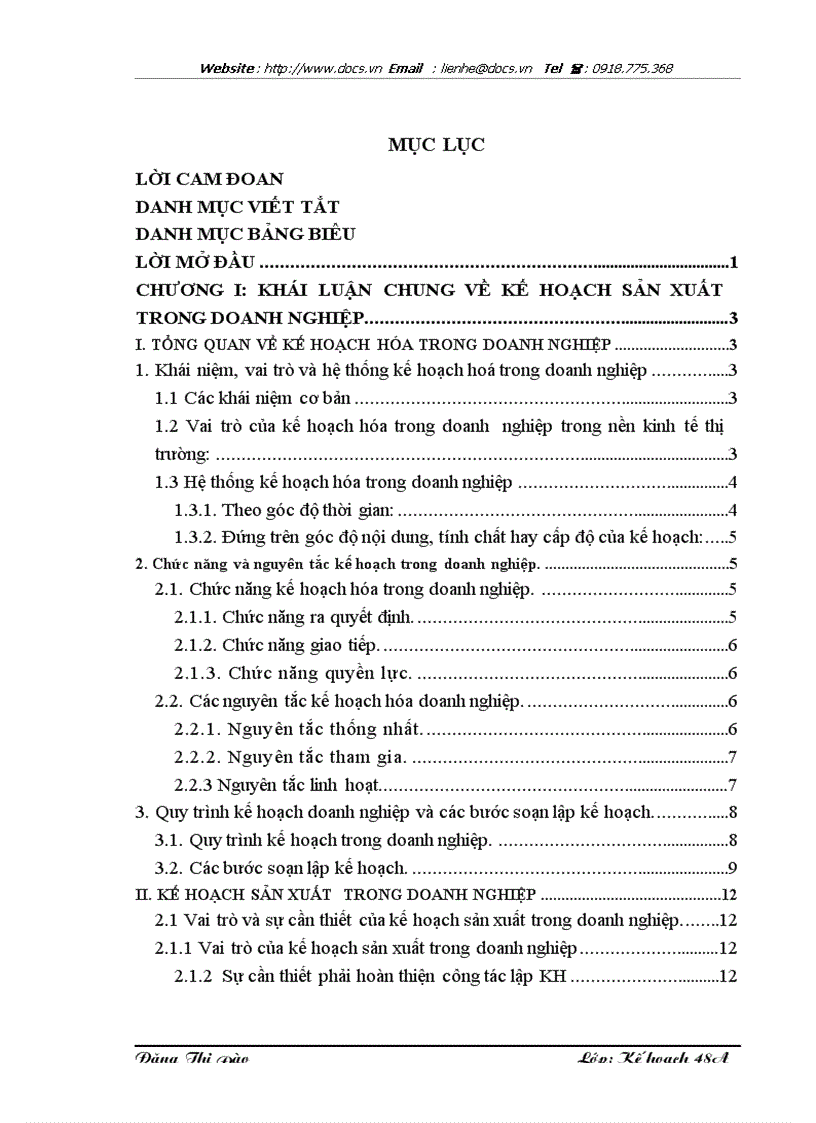 image for page Giải pháp hoàn thiện công tác lập kế hoạch sản xuất ở công ty CP xi măng Việt Trung