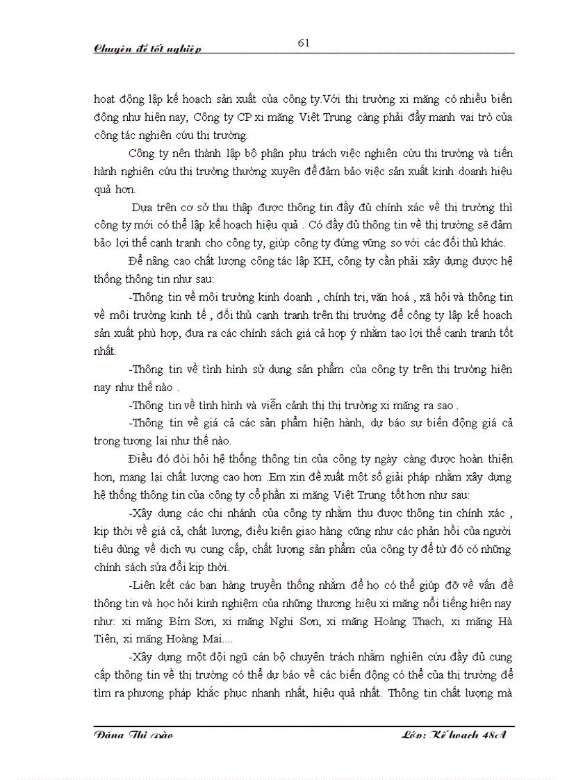 image for page Giải pháp hoàn thiện công tác lập kế hoạch sản xuất ở công ty CP xi măng Việt Trung