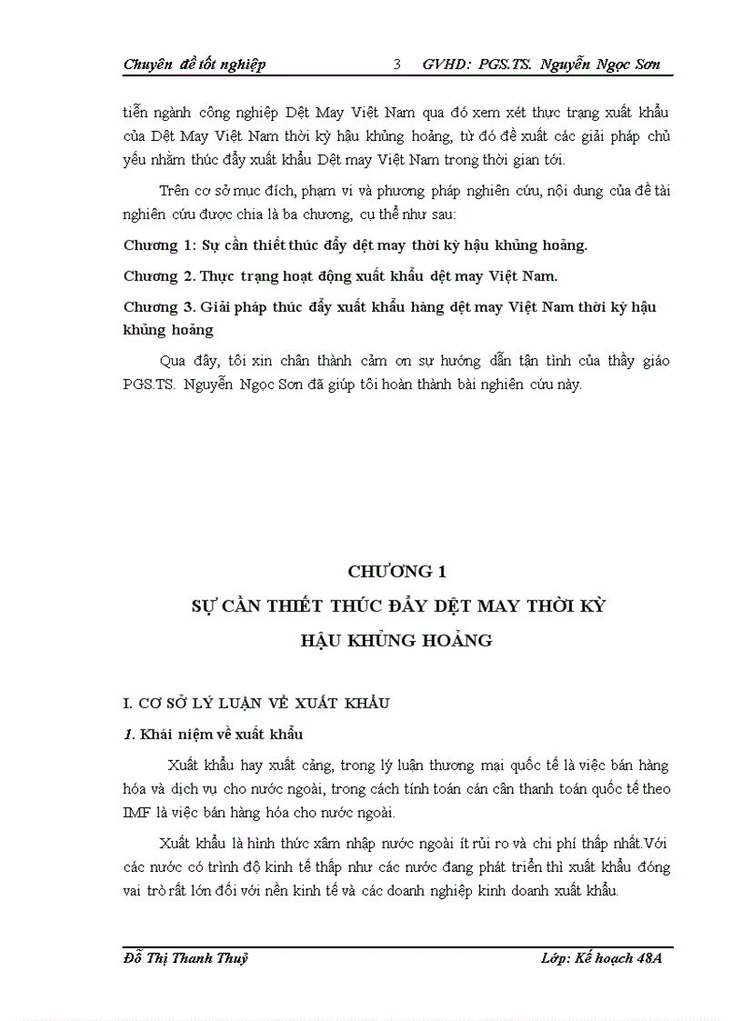 image for page Giải pháp thúc đẩy xuất khẩu dệt may Việt Nam thời kỳ hậu khủng hoảng