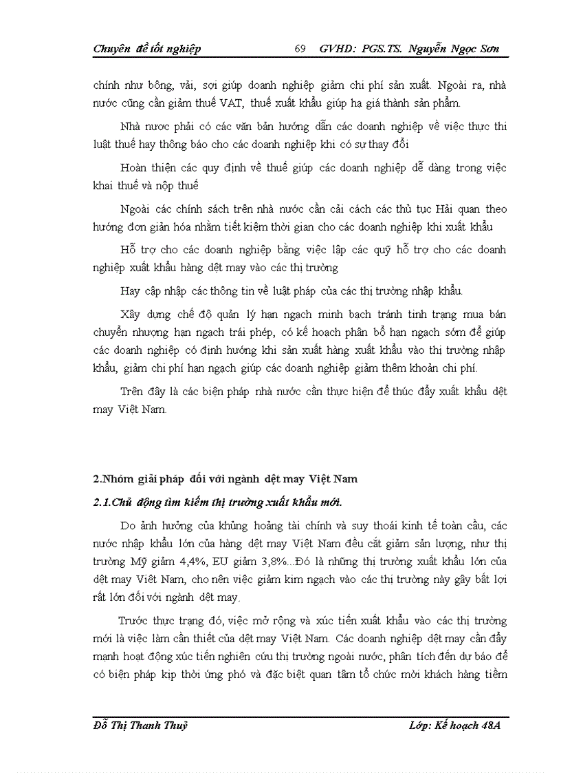 image for page Giải pháp thúc đẩy xuất khẩu dệt may Việt Nam thời kỳ hậu khủng hoảng