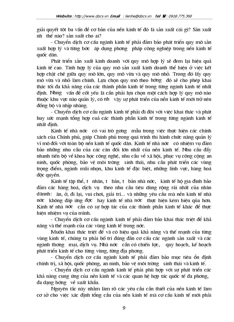 image for page Chuyển dịch cơ cấu ngành kinh tế tỉnh Thanh Hoá trong thời kỳ 1996 đến 2002