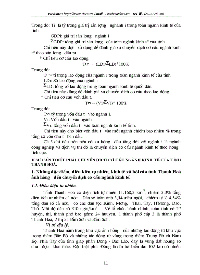 image for page Chuyển dịch cơ cấu ngành kinh tế tỉnh Thanh Hoá trong thời kỳ 1996 đến 2002
