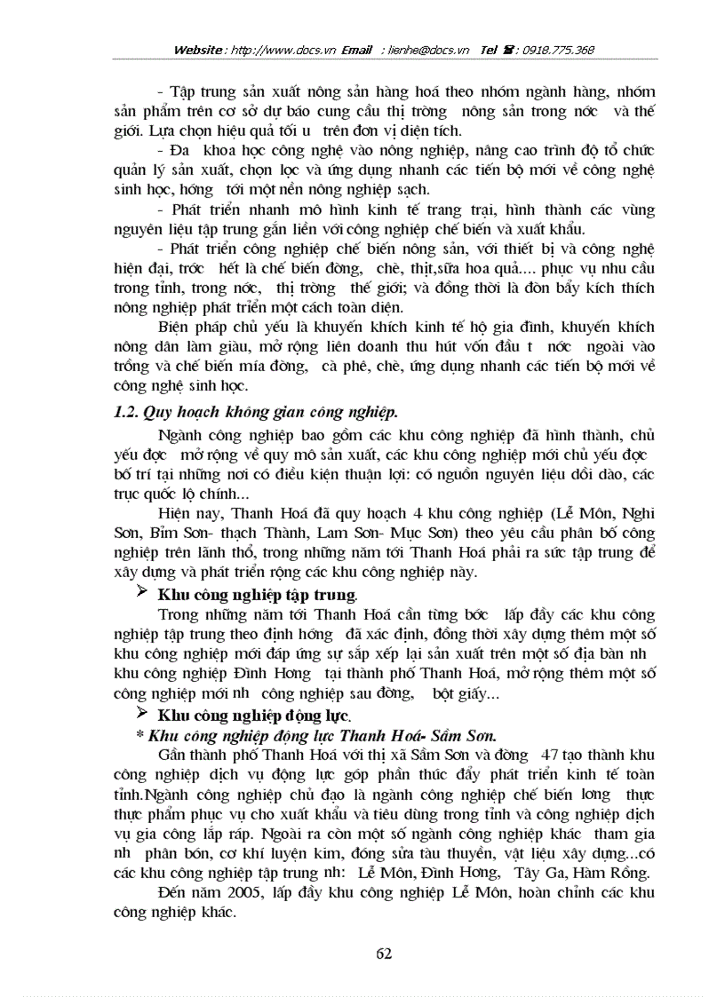 image for page Chuyển dịch cơ cấu ngành kinh tế tỉnh Thanh Hoá trong thời kỳ 1996 đến 2002