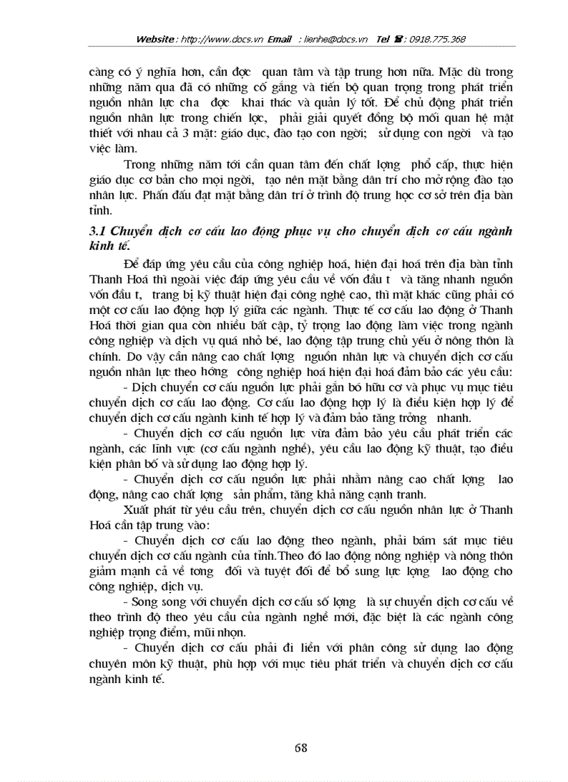 image for page Chuyển dịch cơ cấu ngành kinh tế tỉnh Thanh Hoá trong thời kỳ 1996 đến 2002