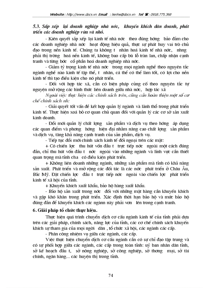 image for page Chuyển dịch cơ cấu ngành kinh tế tỉnh Thanh Hoá trong thời kỳ 1996 đến 2002