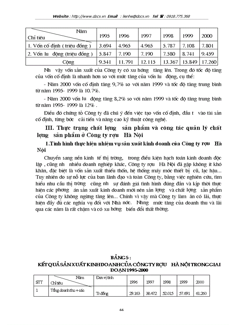 image for page Một số biện pháp nhằm nâng cao chất lượng sản phẩm ở Công ty rượu Hà Nội