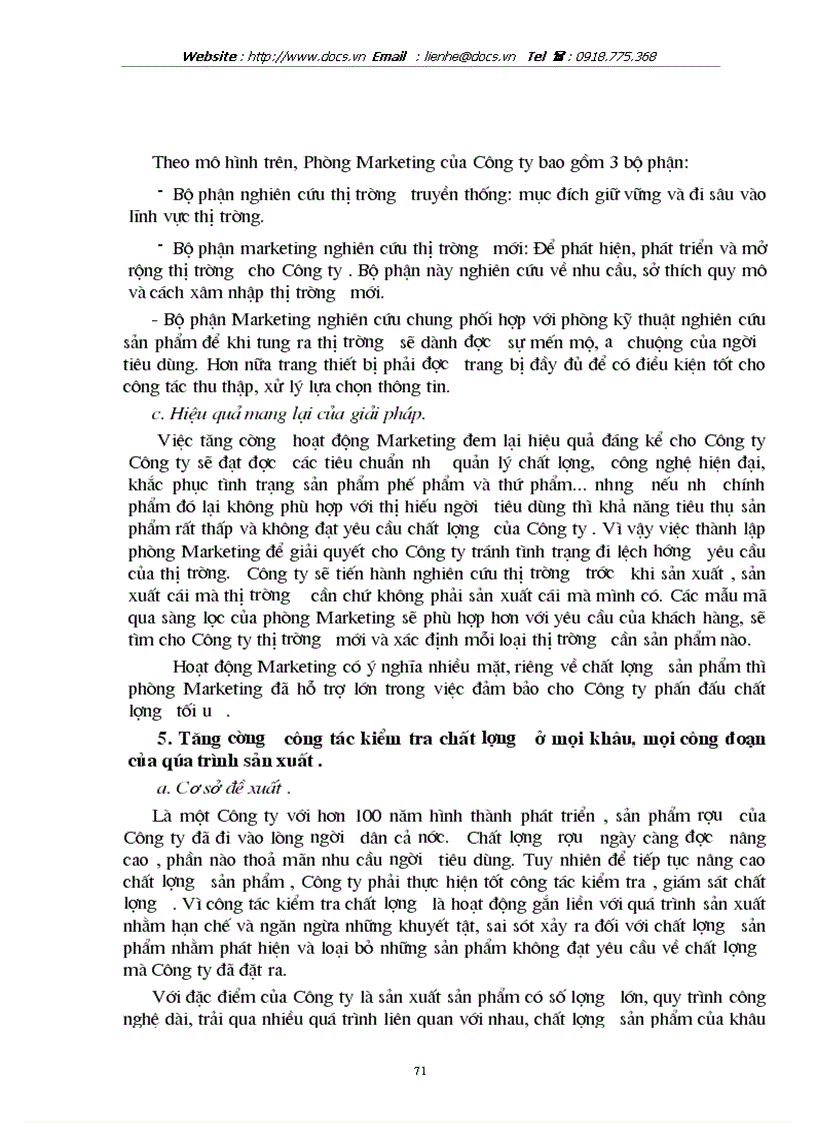 image for page Một số biện pháp nhằm nâng cao chất lượng sản phẩm ở Công ty rượu Hà Nội