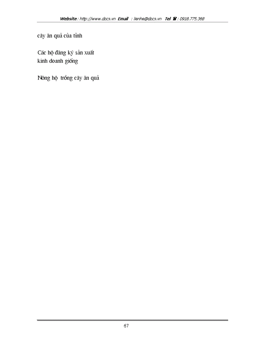 image for page Thực trạng và giải pháp phát triển sản xuất cây ăn quả ở ngoại thành Hà nội