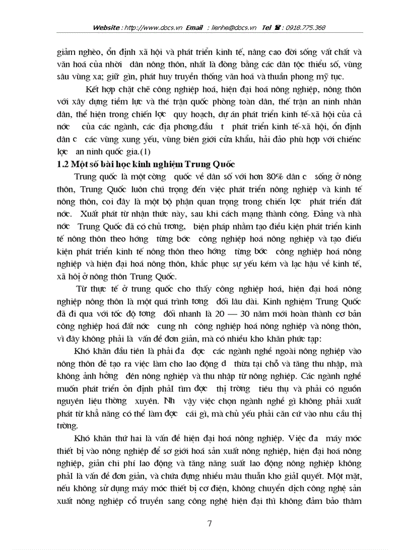 image for page Phát triển công nghiệp nông thôn ở Bắc Giang theo hướng công nghiệp hóa hiện đại hoá