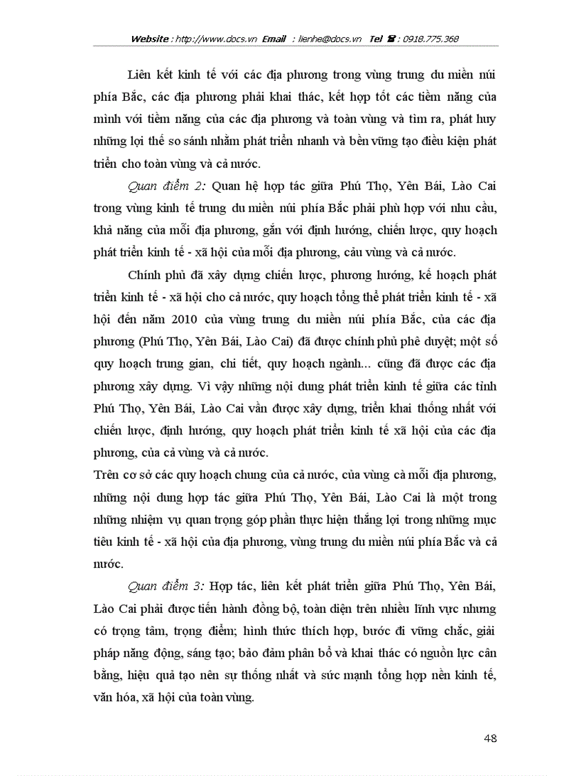 image for page Liên kết một số ngành kinh tế giữa ba tỉnh trung du miền núi phía Bắc Phú Thọ Yên Bái Lào Cai
