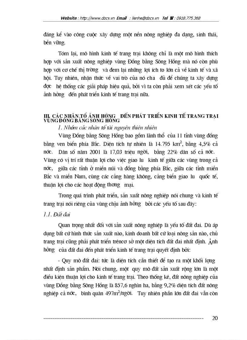 image for page Các giải pháp phát triển kinh tế trang trại vùng đồng bằng sông Hồng đến năm 2010