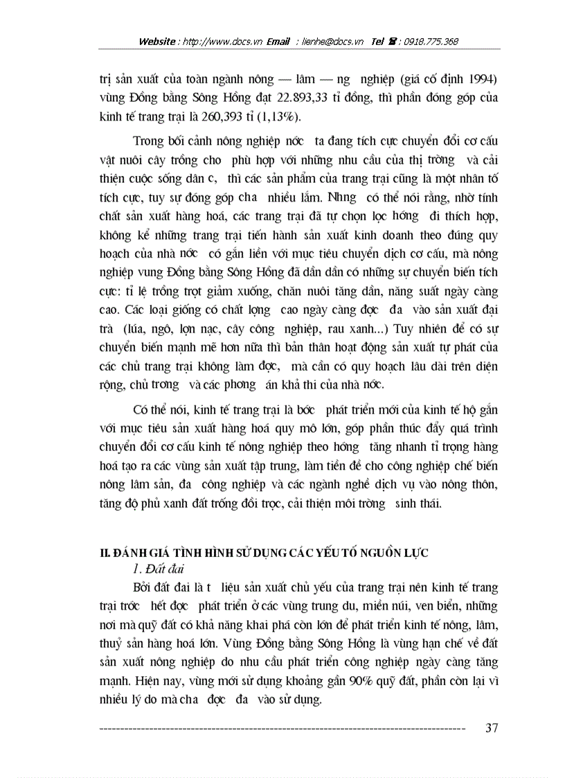 image for page Các giải pháp phát triển kinh tế trang trại vùng đồng bằng sông Hồng đến năm 2010