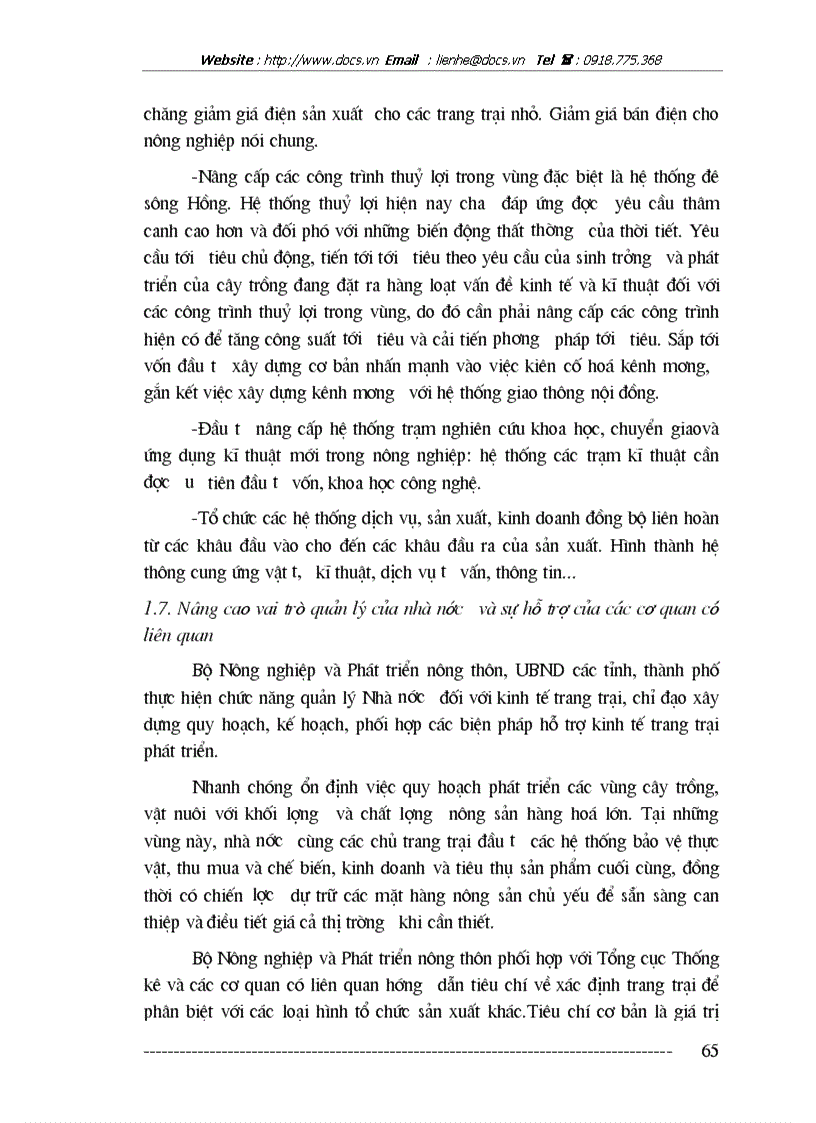 image for page Các giải pháp phát triển kinh tế trang trại vùng đồng bằng sông Hồng đến năm 2010