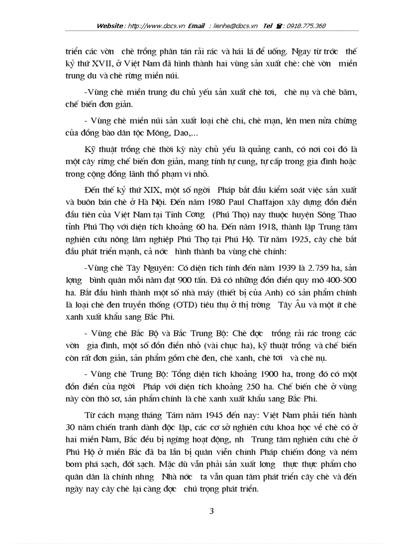 image for page Một số giải pháp nhằm phát triển sản xuất chè ở Việt Nam từ nay đến năm 2010