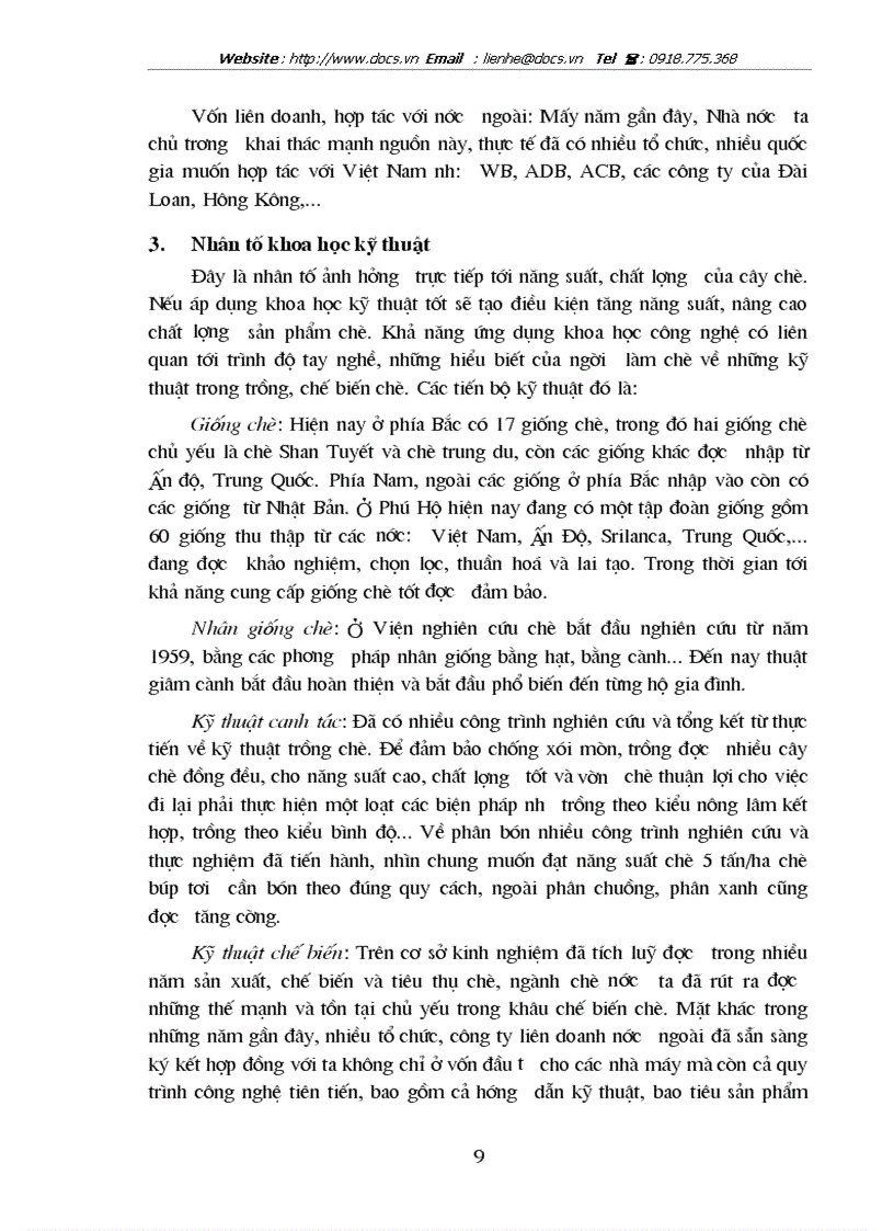 image for page Một số giải pháp nhằm phát triển sản xuất chè ở Việt Nam từ nay đến năm 2010