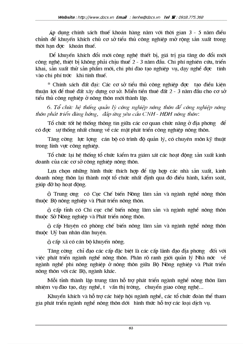 image for page Một số biện pháp phát triển công nghiệp nông thôn từ nay đến năm 2010