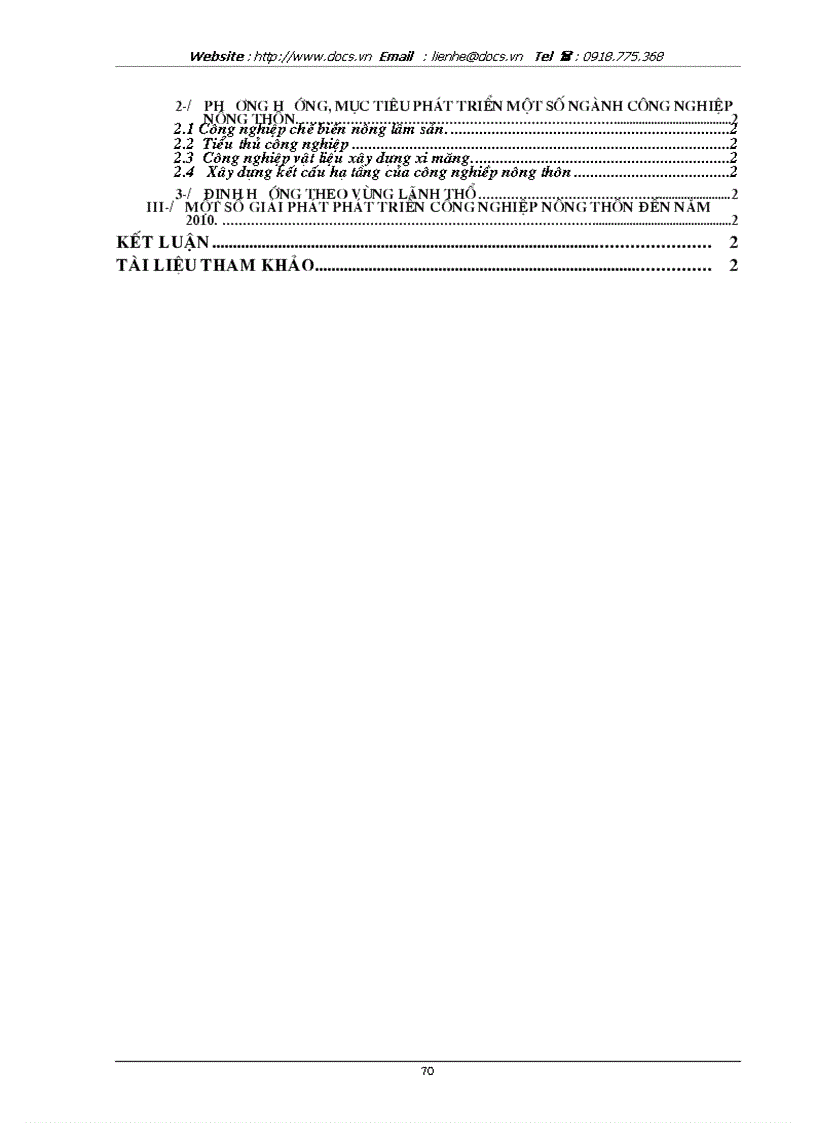 image for page Một số biện pháp phát triển công nghiệp nông thôn từ nay đến năm 2010