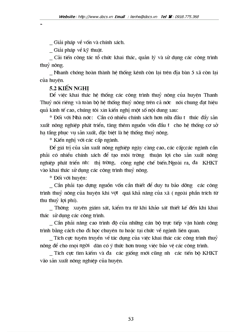 image for page Bước đầu đánh giá hiệu quả kinh tế của việc khai thác các công trình thuỷ nông trên địa bàn huyện Thanh Thuỷ tỉnh Phú Thọ