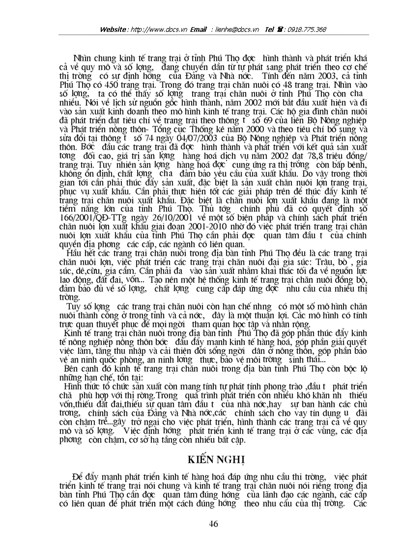 image for page Thực trạng và giải pháp phát triển kinh tế trang trại chăn nuôi ở tỉnh Phú Thọ