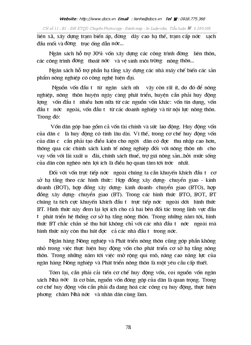 image for page Đầu tư cơ sở hạ tầng nông thôn đối với sự nghiệp công nghiệp hoá hiện đại hoá nông nghiệp nông thôn huyện Gia Lâm