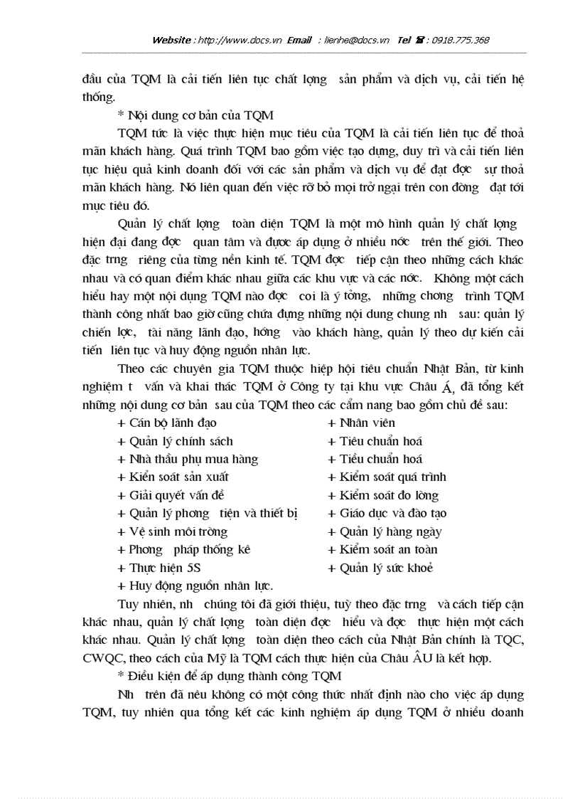 image for page Quản lý chất lượng của các doanh nghiệp Việt Nam hiện nay