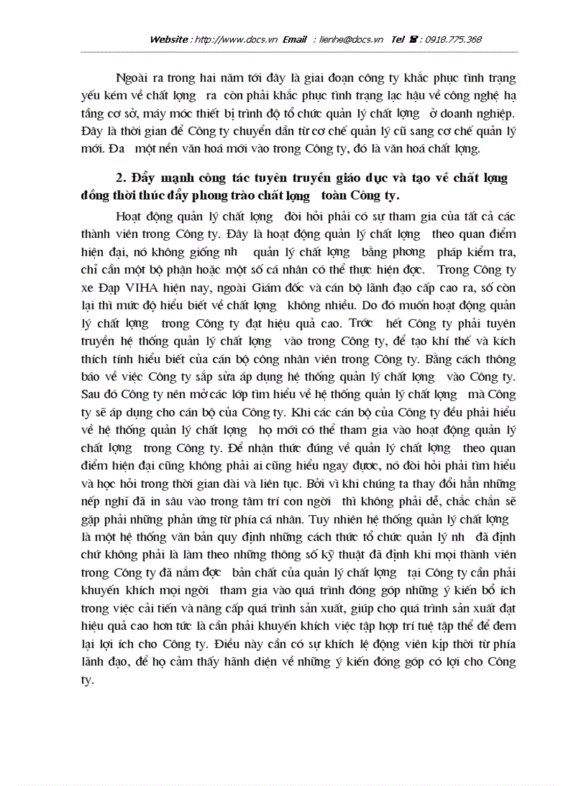 image for page Quản lý chất lượng của các doanh nghiệp Việt Nam hiện nay