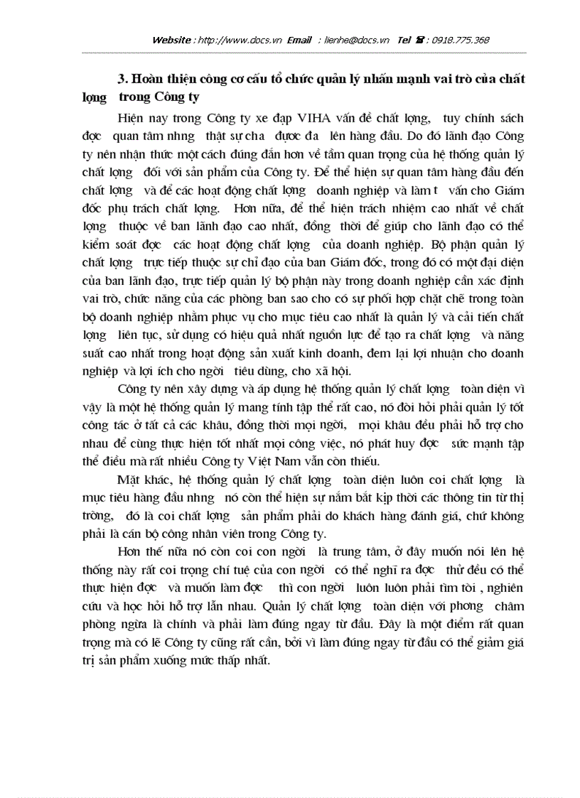 image for page Quản lý chất lượng của các doanh nghiệp Việt Nam hiện nay