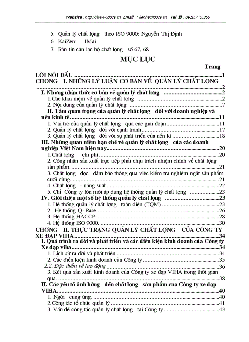 image for page Quản lý chất lượng của các doanh nghiệp Việt Nam hiện nay