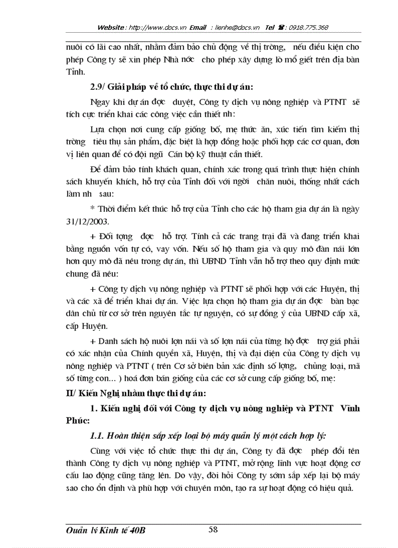 image for page Khả thi sản xuất giống và chăn nuôi lợn xuất khẩu trong nông hộ giai đoạn 2002 2005 của công ty dịch vụ nông nghiệp và phát triển nông thôn Vĩnh Ph