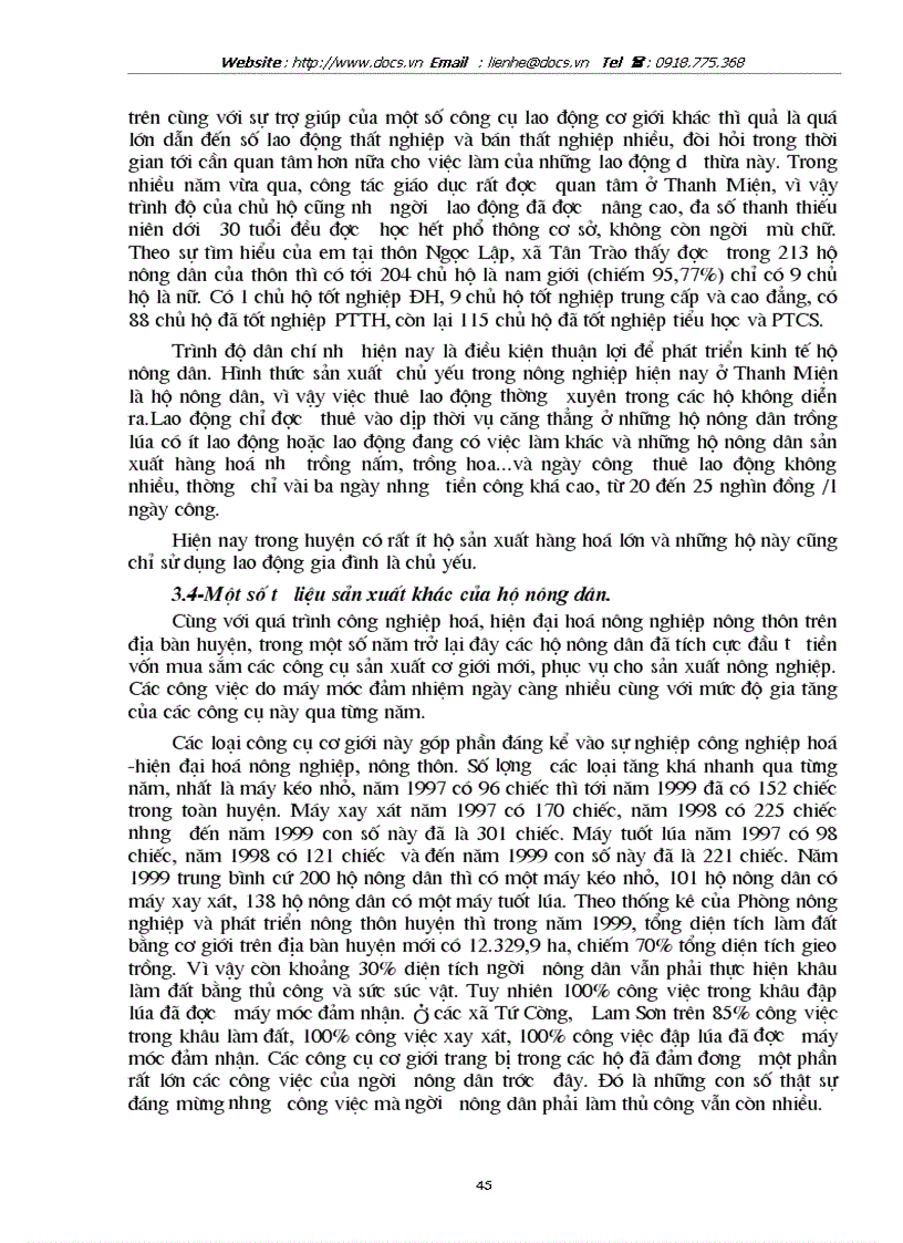 image for page Một số giải pháp phát triển kinh tế hộ nông dân huyện Thanh Miện tỉnh Hải Dương