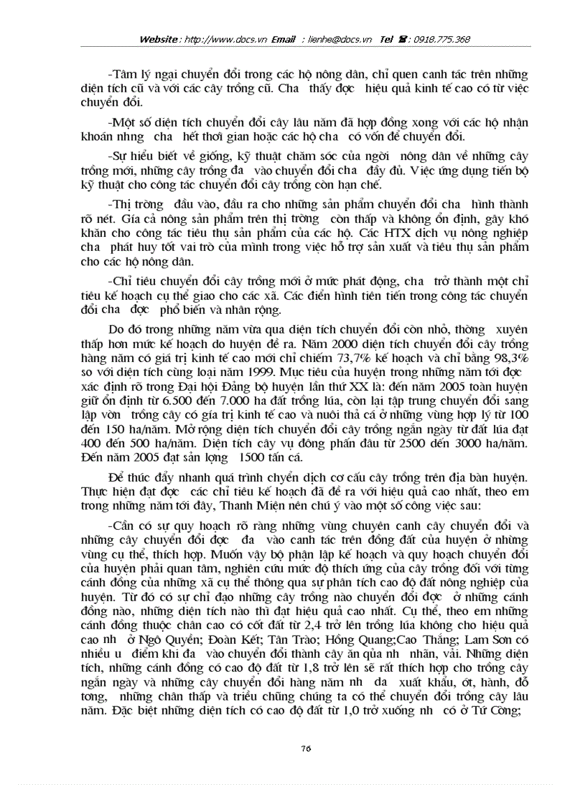 image for page Một số giải pháp phát triển kinh tế hộ nông dân huyện Thanh Miện tỉnh Hải Dương