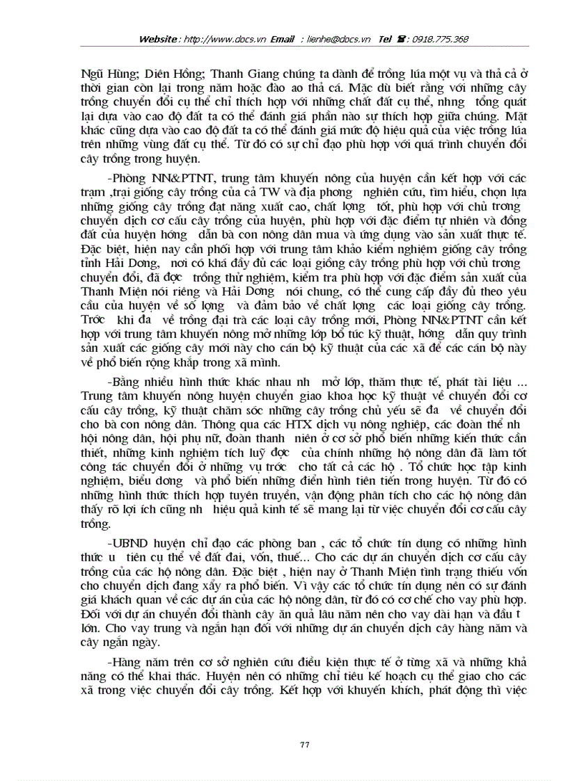 image for page Một số giải pháp phát triển kinh tế hộ nông dân huyện Thanh Miện tỉnh Hải Dương